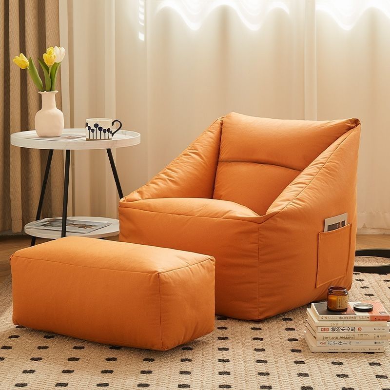 Bean Bag Lounge with Stool