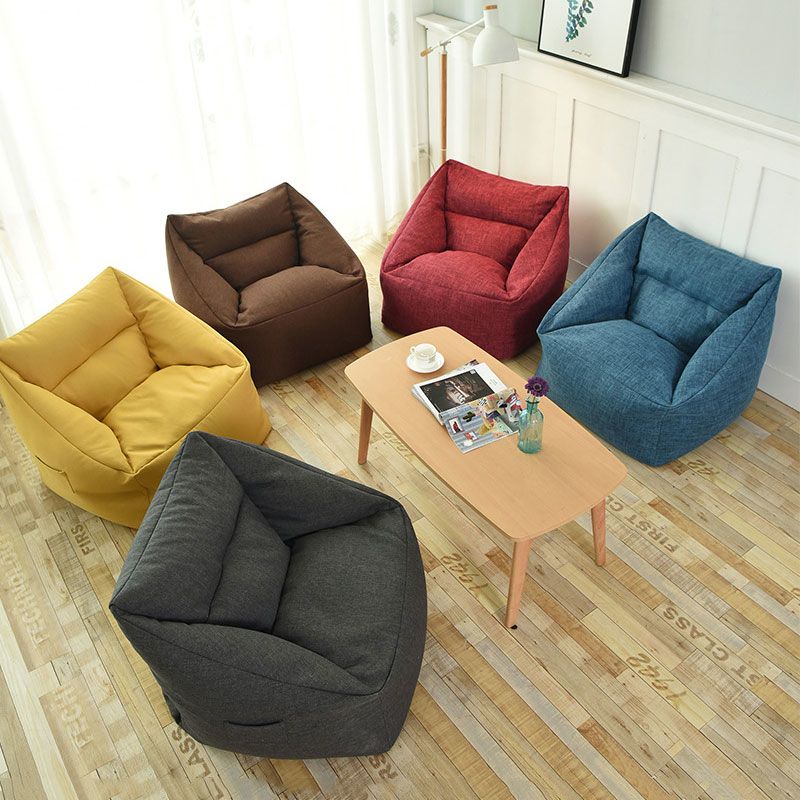 Bean Bag Lounge with Stool