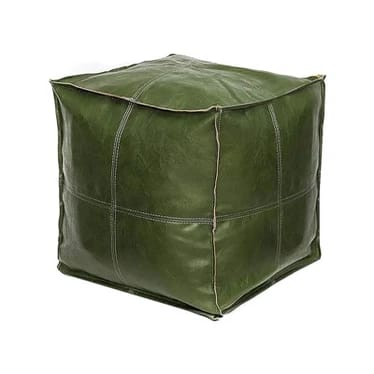 Green Square Bean Bag Chair Cover