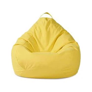 Yellow Outdoor Bean Bag Chair Cover